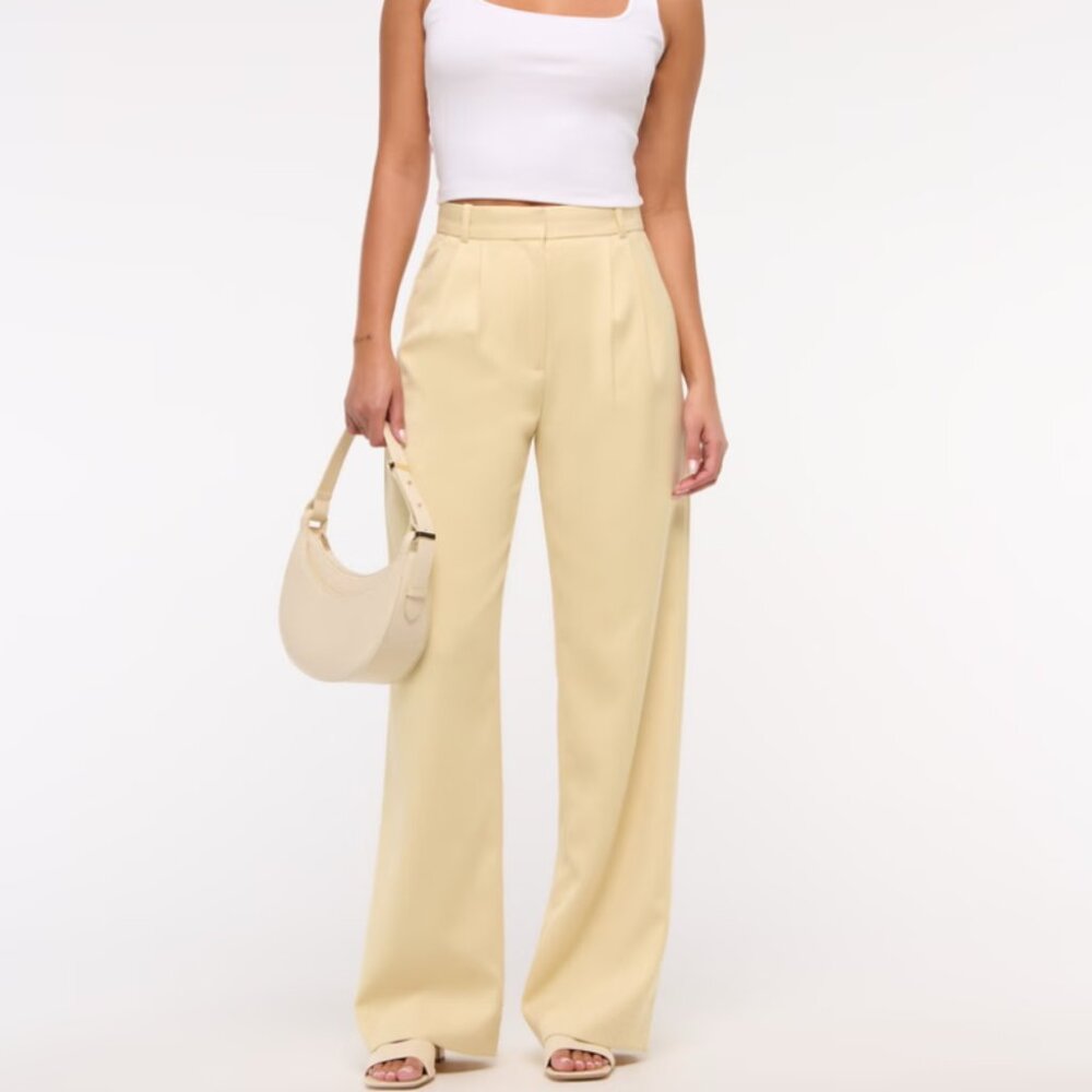 Abercrombie Sloane Tailored Wide Leg Pant (25S)